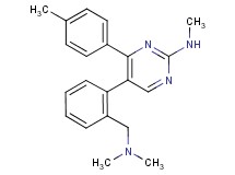 5-{2-[(dimethylamino)methyl]phenyl}-N-methyl-4-(4-methylphenyl)pyrimidin-2-amine