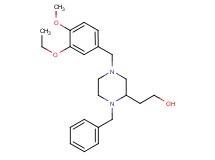 2-[1-benzyl-4-(3-ethoxy-4-methoxybenzyl)-2-piperazinyl]ethanol