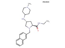 (4R)-N-ethyl-4-[(1-methyl-4-piperidinyl)amino]-1-(2-naphthylmethyl)-L-prolinamide