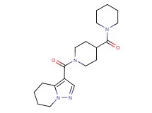 3-{[4-(1-piperidinylcarbonyl)-1-piperidinyl]carbonyl}-4,5,6,7-tetrahydropyrazolo[1,5-a]pyridine