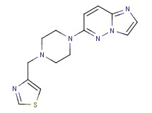 6-[4-(1,3-thiazol-4-ylmethyl)piperazin-1-yl]imidazo[1,2-b]pyridazine