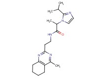 2-(2-isopropyl-1H-imidazol-1-yl)-N-[2-(4-methyl-5,6,7,8-tetrahydroquinazolin-2-yl)ethyl]propanamide