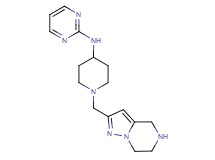 N-[1-(4,5,6,7-tetrahydropyrazolo[1,5-a]pyrazin-2-ylmethyl)-4-piperidinyl]-2-pyrimidinamine dihydrochloride