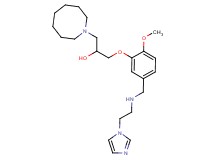 1-(1-azocanyl)-3-[5-({[2-(1H-imidazol-1-yl)ethyl]amino}methyl)-2-methoxyphenoxy]-2-propanol