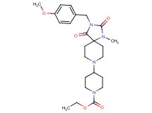 ethyl 4-[3-(4-methoxybenzyl)-1-methyl-2,4-dioxo-1,3,8-triazaspiro[4.5]dec-8-yl]-1-piperidinecarboxylate