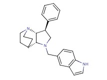 (2R*,3S*,6R*)-5-(1H-indol-5-ylmethyl)-3-phenyl-1,5-diazatricyclo[5.2.2.0~2,6~]undecane