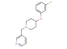 3-{[4-(3-fluorophenoxy)-1-piperidinyl]methyl}pyridine