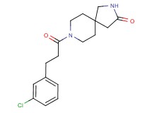 8-[3-(3-chlorophenyl)propanoyl]-2,8-diazaspiro[4.5]decan-3-one