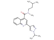 2-(1-isopropyl-1H-pyrazol-4-yl)-N-methyl-N-(3-methylbutyl)quinoline-4-carboxamide