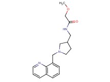 2-methoxy-N-{[1-(quinolin-8-ylmethyl)pyrrolidin-3-yl]methyl}acetamide
