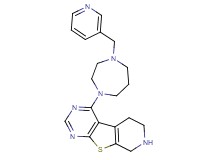 4-[4-(pyridin-3-ylmethyl)-1,4-diazepan-1-yl]-5,6,7,8-tetrahydropyrido[4',3':4,5]thieno[2,3-d]pyrimidine