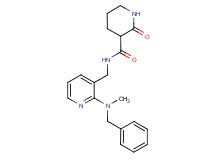N-({2-[benzyl(methyl)amino]pyridin-3-yl}methyl)-2-oxopiperidine-3-carboxamide