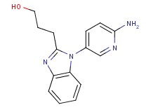 3-[1-(6-aminopyridin-3-yl)-1H-benzimidazol-2-yl]propan-1-ol