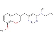 N-ethyl-6-[(8-methoxy-3,4-dihydro-2H-chromen-3-yl)methyl]-N-methylpyrimidin-4-amine