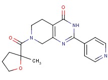 7-[(2-methyltetrahydrofuran-2-yl)carbonyl]-2-pyridin-4-yl-5,6,7,8-tetrahydropyrido[3,4-d]pyrimidin-4(3H)-one