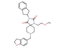 8-(2,3-dihydro-1-benzofuran-5-ylmethyl)-3-(2,3-dihydro-1H-inden-2-yl)-1-(2-methoxyethyl)-1,3,8-triazaspiro[4.5]decane-2,4-dione