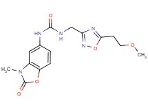 N-{[5-(2-methoxyethyl)-1,2,4-oxadiazol-3-yl]methyl}-N'-(3-methyl-2-oxo-2,3-dihydro-1,3-benzoxazol-5-yl)urea