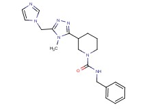 N-benzyl-3-[5-(1H-imidazol-1-ylmethyl)-4-methyl-4H-1,2,4-triazol-3-yl]piperidine-1-carboxamide