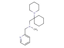 N-methyl-1-[1-(1-piperidinyl)cyclohexyl]-N-(2-pyridinylmethyl)methanamine