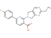 2-(2-ethyl-5,7-dihydro-6H-pyrrolo[3,4-d]pyrimidin-6-yl)-6-(4-fluorophenyl)nicotinic acid