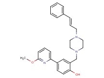 4-(6-methoxy-2-pyridinyl)-2-({4-[(2E)-3-phenyl-2-propen-1-yl]-1-piperazinyl}methyl)phenol