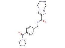 N-[4-(1-pyrrolidinylcarbonyl)benzyl]-5,6,7,8-tetrahydroimidazo[1,2-a]pyrazine-2-carboxamide