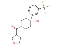 1-(tetrahydro-3-furanylcarbonyl)-4-[3-(trifluoromethyl)phenyl]-4-piperidinol