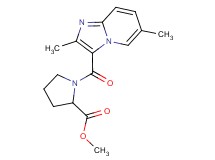 methyl 1-[(2,6-dimethylimidazo[1,2-a]pyridin-3-yl)carbonyl]pyrrolidine-2-carboxylate