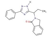 2-[1-(3-phenyl-1H-1,2,4-triazol-5-yl)propyl]isoindolin-1-one