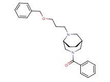 (1R*,5R*)-3-benzoyl-6-[3-(benzyloxy)propyl]-3,6-diazabicyclo[3.2.2]nonane