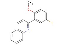 2-(5-fluoro-2-methoxyphenyl)quinoline