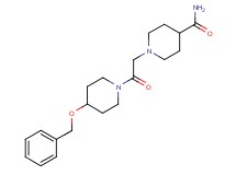 1-{2-[4-(benzyloxy)-1-piperidinyl]-2-oxoethyl}-4-piperidinecarboxamide