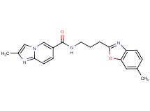 2-methyl-N-[3-(6-methyl-1,3-benzoxazol-2-yl)propyl]imidazo[1,2-a]pyridine-6-carboxamide