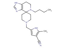 5-[(5-butyl-1,5,6,7-tetrahydro-1'H-spiro[imidazo[4,5-c]pyridine-4,4'-piperidin]-1'-yl)methyl]-2-methyl-1H-pyrrole-3-carbonitrile