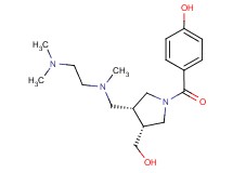 4-{[(3R*,4R*)-3-{[[2-(dimethylamino)ethyl](methyl)amino]methyl}-4-(hydroxymethyl)pyrrolidin-1-yl]carbonyl}phenol
