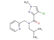 4-chloro-N-isobutyl-1-methyl-N-(pyridin-2-ylmethyl)-1H-pyrazole-3-carboxamide