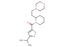 4-(2-{1-[(3-isopropylisoxazol-5-yl)carbonyl]piperidin-2-yl}ethyl)morpholine