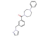 1-phenyl-4-[3-(1H-pyrazol-1-ylmethyl)benzoyl]-1,4-diazepane