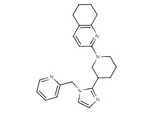 2-{3-[1-(pyridin-2-ylmethyl)-1H-imidazol-2-yl]piperidin-1-yl}-5,6,7,8-tetrahydroquinoline