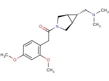 ({(1R*,5S*,6r)-3-[(2,4-dimethoxyphenyl)acetyl]-3-azabicyclo[3.1.0]hex-6-yl}methyl)dimethylamine