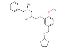 1-[benzyl(methyl)amino]-3-{5-[(cyclopentylamino)methyl]-2-methoxyphenoxy}-2-propanol