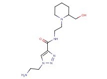 1-(2-aminoethyl)-N-{2-[2-(hydroxymethyl)piperidin-1-yl]ethyl}-1H-1,2,3-triazole-4-carboxamide