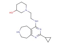 1-{2-[(2-cyclopropyl-6,7,8,9-tetrahydro-5H-pyrimido[4,5-d]azepin-4-yl)amino]ethyl}piperidin-3-ol