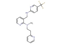 N-methyl-N-(2-pyridin-2-ylethyl)-3-({[5-(trifluoromethyl)pyridin-2-yl]amino}methyl)pyridin-2-amine