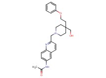 N-(2-{[4-(hydroxymethyl)-4-(2-phenoxyethyl)-1-piperidinyl]methyl}-6-quinolinyl)acetamide