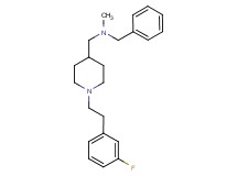 N-benzyl-1-{1-[2-(3-fluorophenyl)ethyl]-4-piperidinyl}-N-methylmethanamine