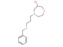4-[3-(benzyloxy)propyl]-1,4-oxazepan-6-ol