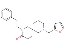 8-(2-furylmethyl)-2-(2-phenylethyl)-2,8-diazaspiro[5.5]undecan-3-one