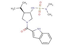 N'-[(3S*,4R*)-1-(1H-indol-2-ylcarbonyl)-4-isopropyl-3-pyrrolidinyl]-N,N-dimethylsulfamide
