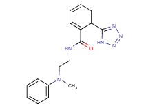 N-{2-[methyl(phenyl)amino]ethyl}-2-(1H-tetrazol-5-yl)benzamide